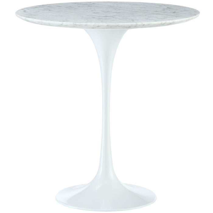 Lippa 20" Marble Side Table 280-WHI