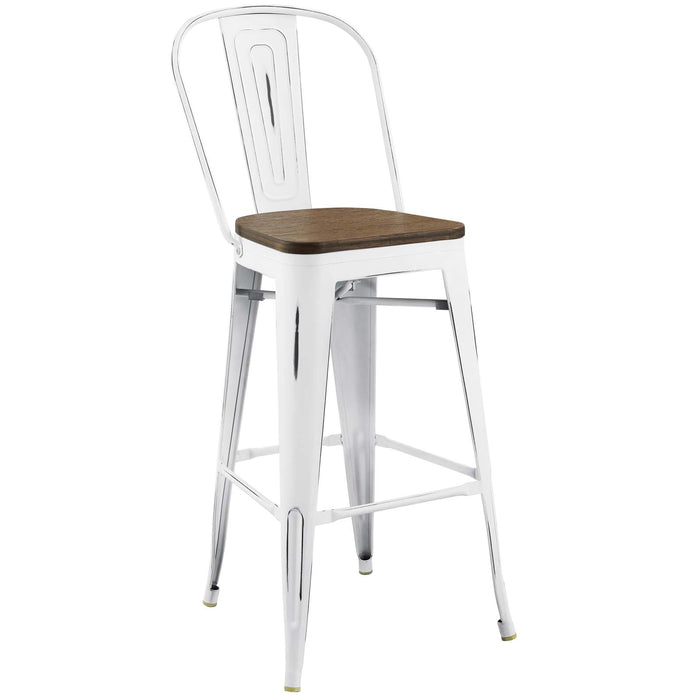 Promenade Bar Stool 2814-WHI