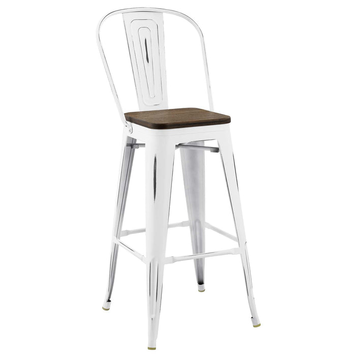 Promenade Metal Bar Stool 2816-WHI