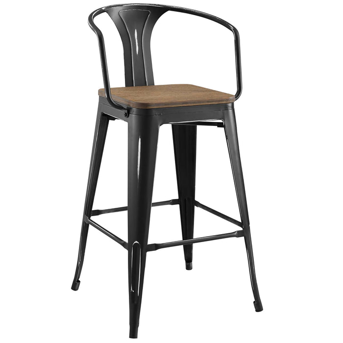 Promenade Bar Stool 2818-BLK