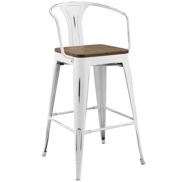 Promenade Bar Stool 2818-WHI