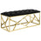 Intersperse Bench 2847-GLD-BLK