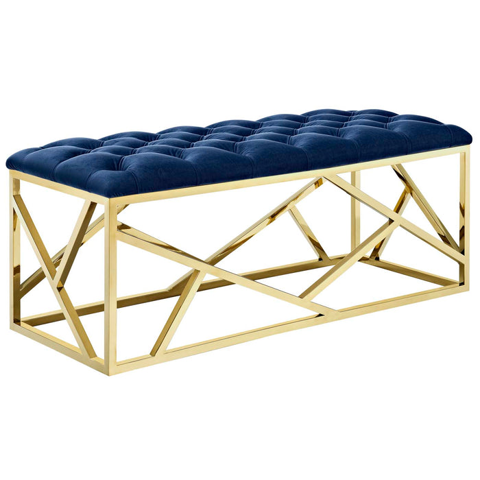 Intersperse Bench 2847-GLD-NAV