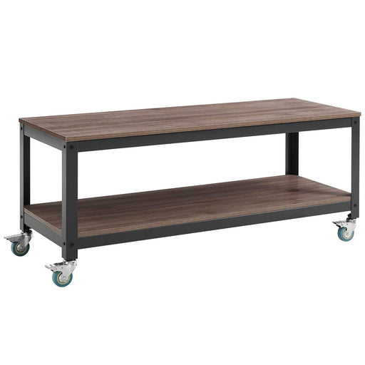 Vivify Tiered Serving or TV Stand 2855-GRY-WAL