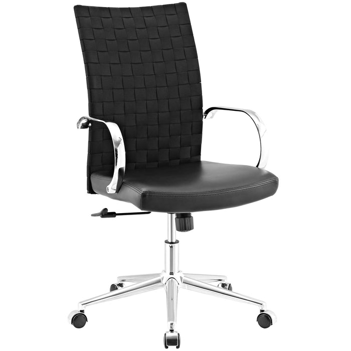 Verge Webbed Back Office Chair 2858-BLK