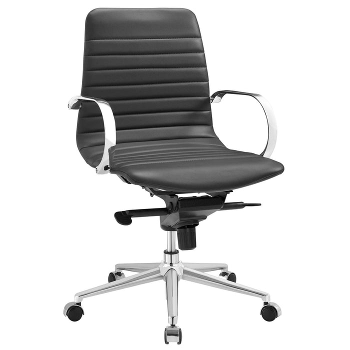 Groove Ribbed Back Office Chair 2859-GRY