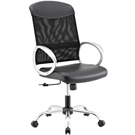 Emblem Mesh and Vinyl Office Chair 2860-BLK