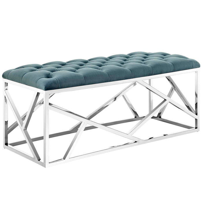 Intersperse Bench 2867-SLV-SEA