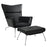 Class Leather Lounge Chair 287-BLK