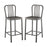 Clink Counter Stool Set of 2 2954-SLV-SET