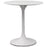 Lippa 28" Round Fiberglass Dining Table 513-WHI