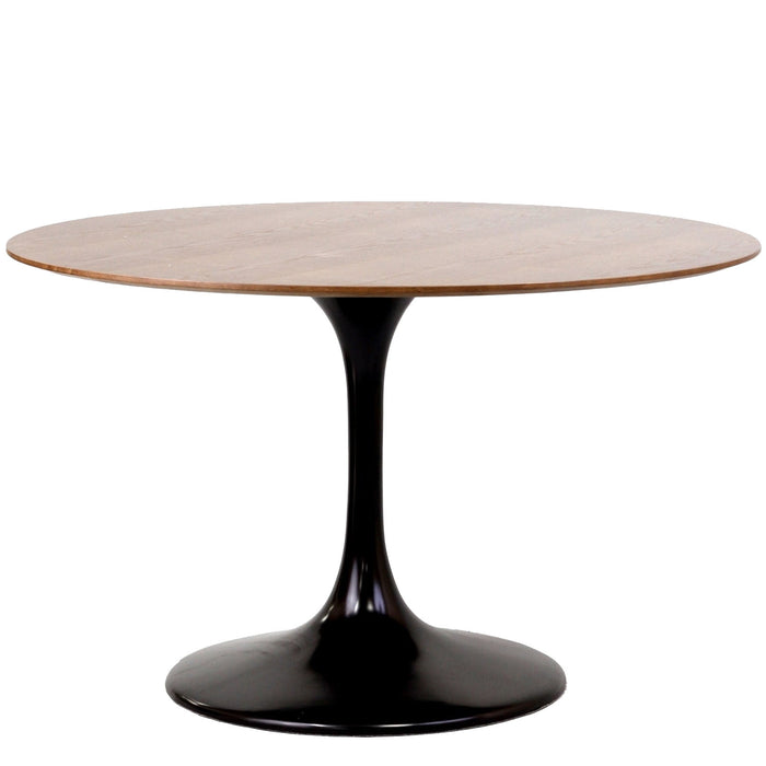 Lippa 48" Round Walnut Dining Table 523-BLK