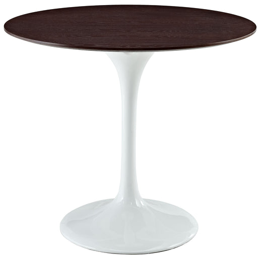 Lippa 36" Round Walnut Dining Table 524-WHI