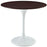 Lippa 36" Round Walnut Dining Table 524-WHI