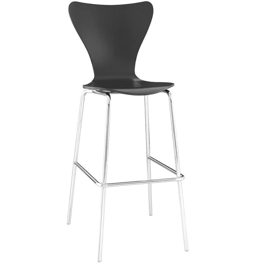 Ernie Wood Bar Stool 538-BLK