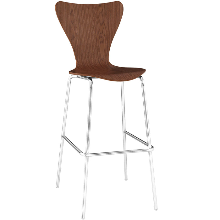 Ernie Wood Bar Stool 538-WAL