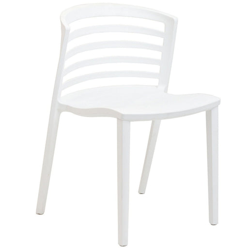 Curvy Dining Side Chair 557-WHI