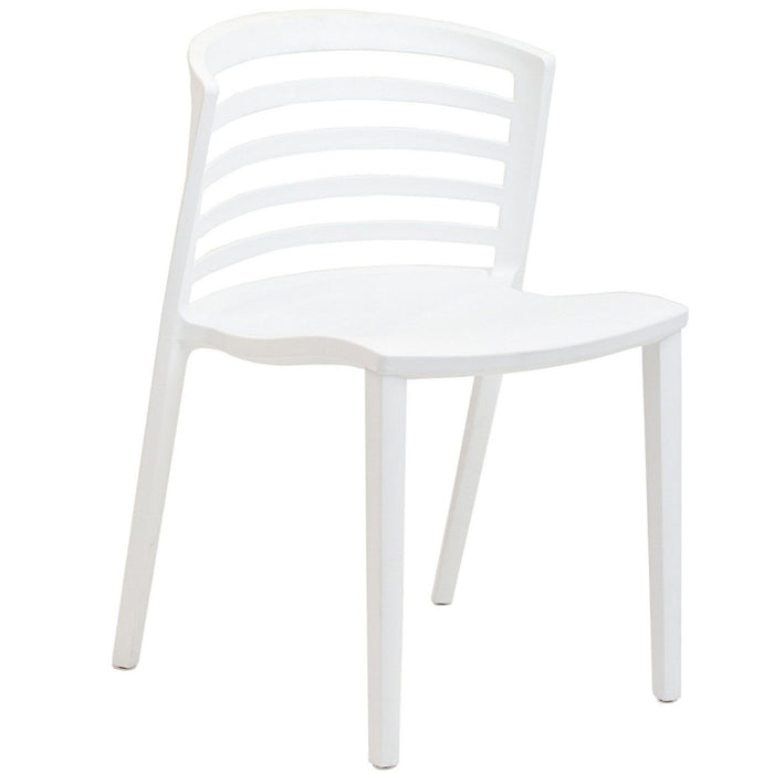 Curvy Dining Side Chair 557-WHI