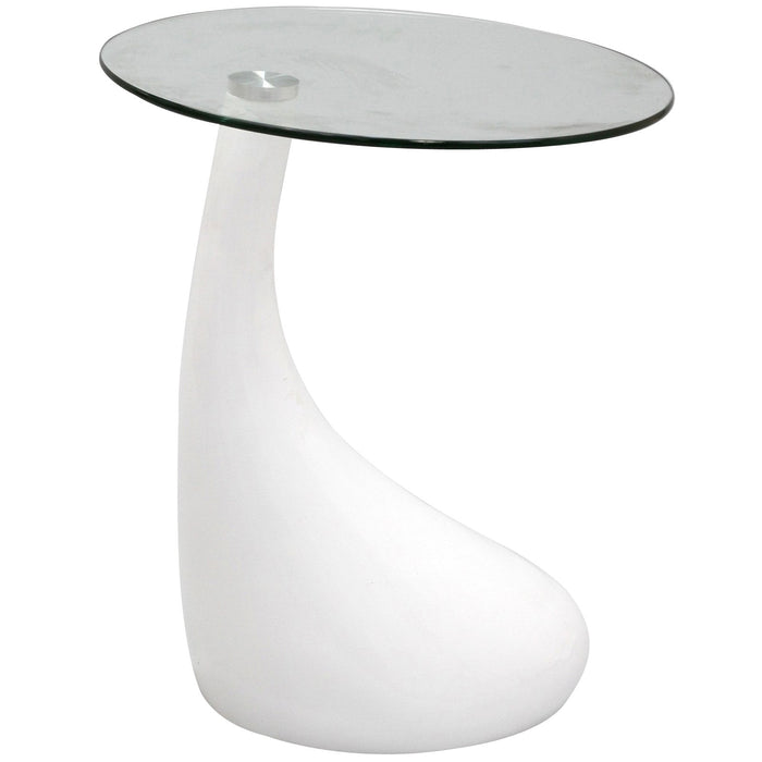 Teardrop Side Table 564-WHI