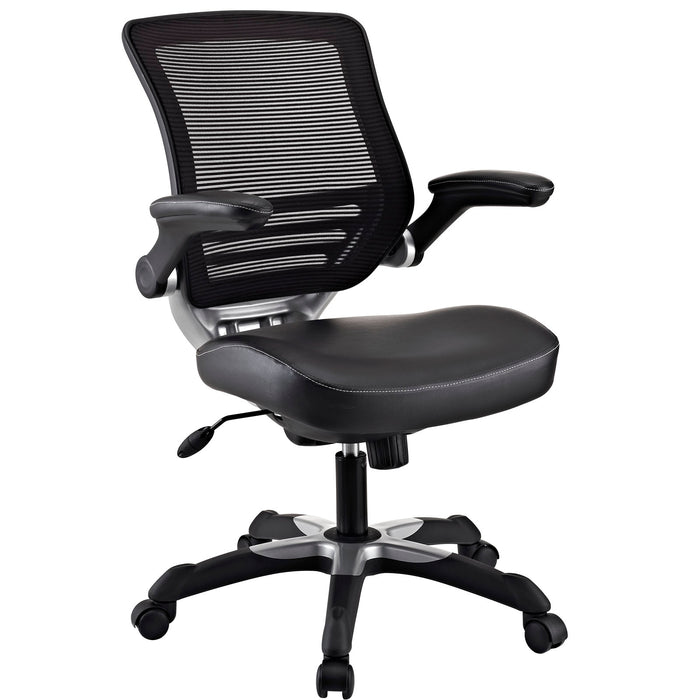 Edge Vinyl Office Chair 595-BLK