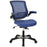 Edge Vinyl Office Chair 595-BLU