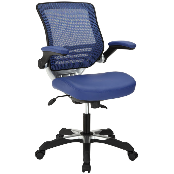 Edge Vinyl Office Chair 595-BLU