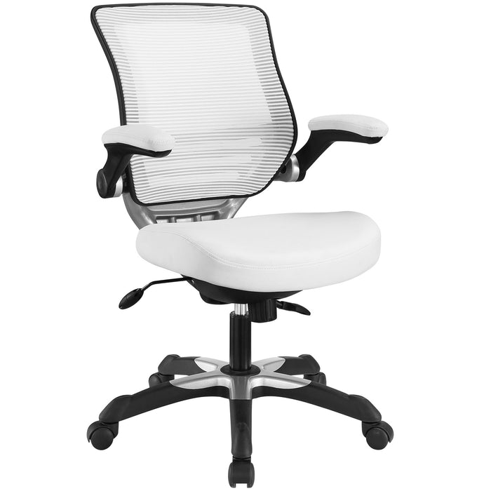 Edge Vinyl Office Chair 595-WHI