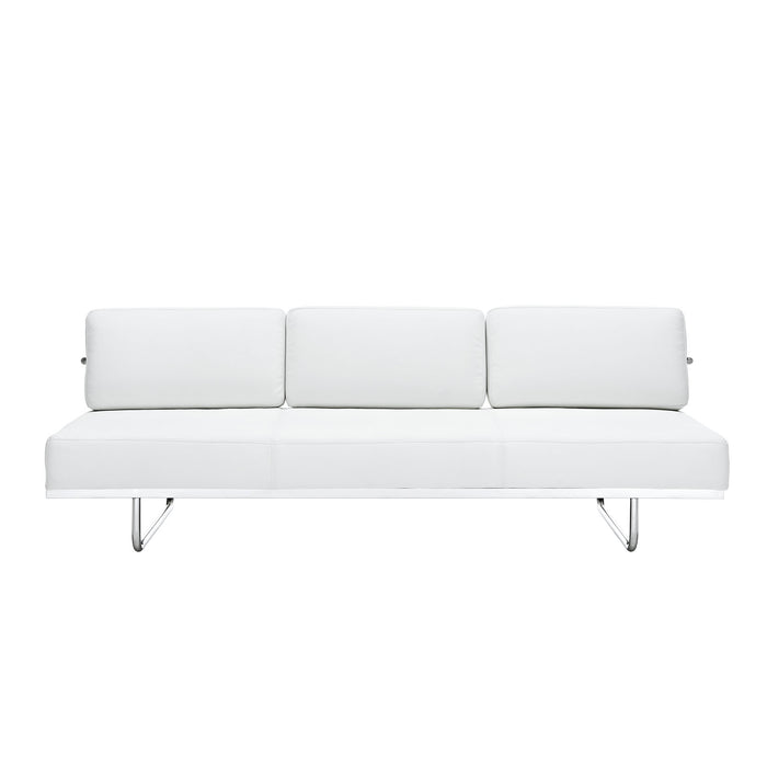 Charles Convertible Leather Sofa 626-WHI