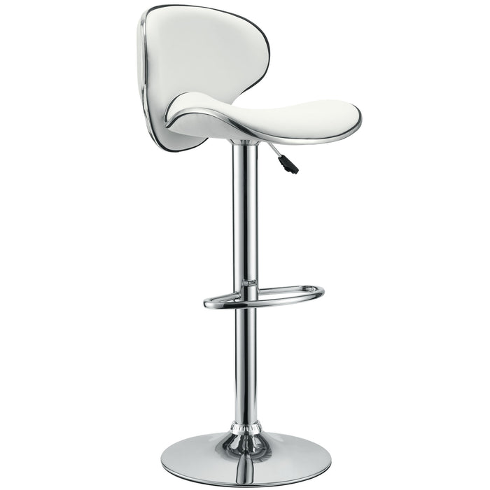 Saddleback Bar Stool 635-WHI