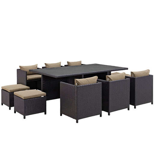 Reversal 11 Piece Outdoor Patio Dining Set 644-EXP-MOC-SET