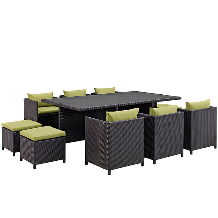 Reversal 11 Piece Outdoor Patio Dining Set 644-EXP-PER-SET