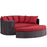 Taiji Outdoor Patio Wicker Daybed 645-EXP-RED