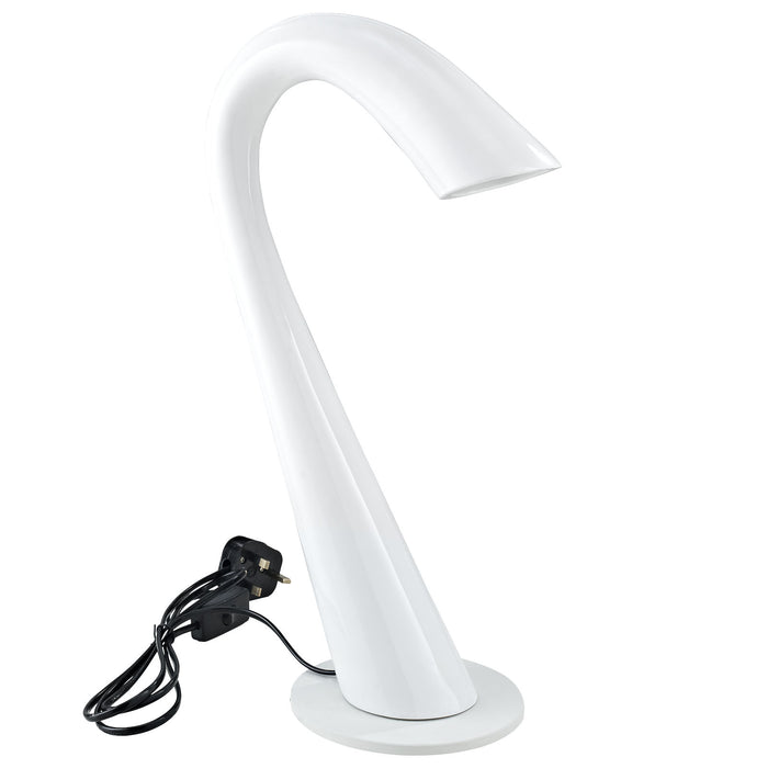 Gooseneck Table Lamp 668-WHI