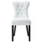 Silhouette Dining Vinyl Side Chair 812-WHI