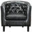 Prospect Upholstered Vinyl Armchair 813-BLK