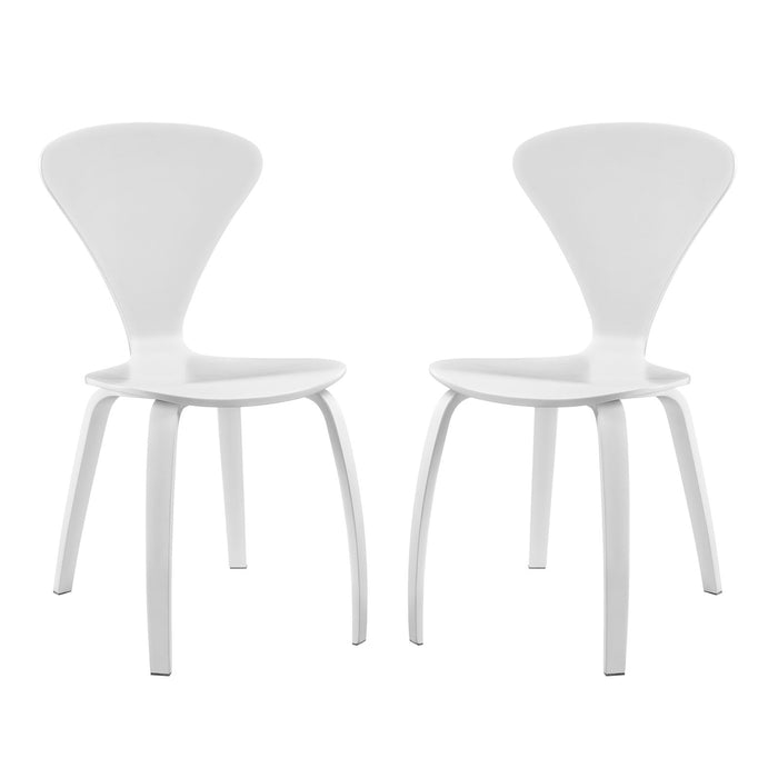 Vortex Dining Chairs Set of 2 899-WHI