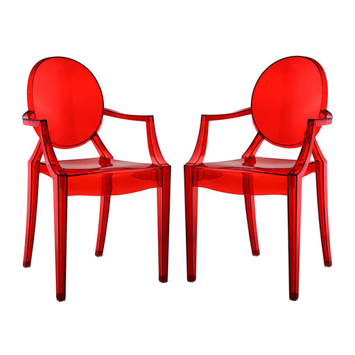 Casper Dining Armchairs Set of 2 905-RED