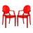 Casper Dining Armchairs Set of 2 905-RED