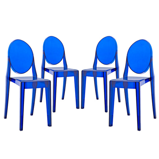 Casper Dining Chairs Set of 4 908-BLU