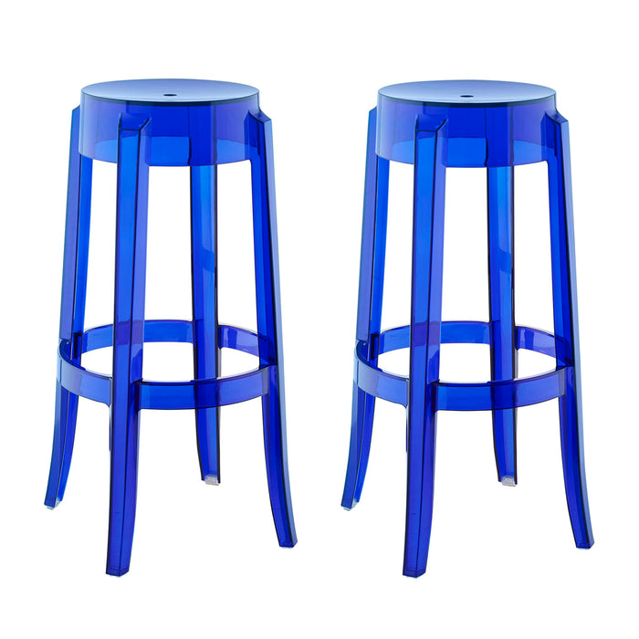 Casper Bar Stool Set of 2 909-BLU