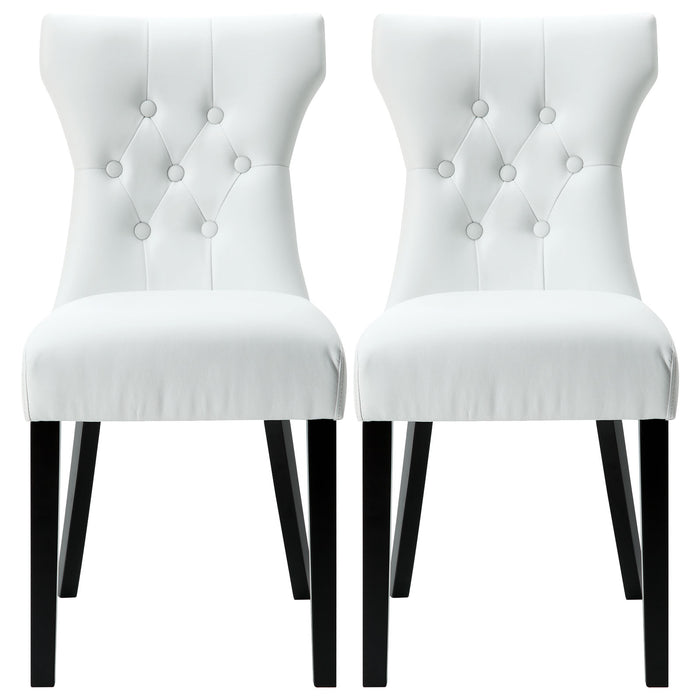 Silhouette Dining Chairs Set of 2 911-WHI