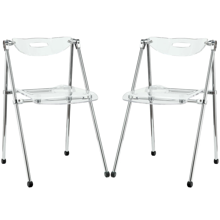 Telescope Dining Chairs 
Set of 2 923-CLR