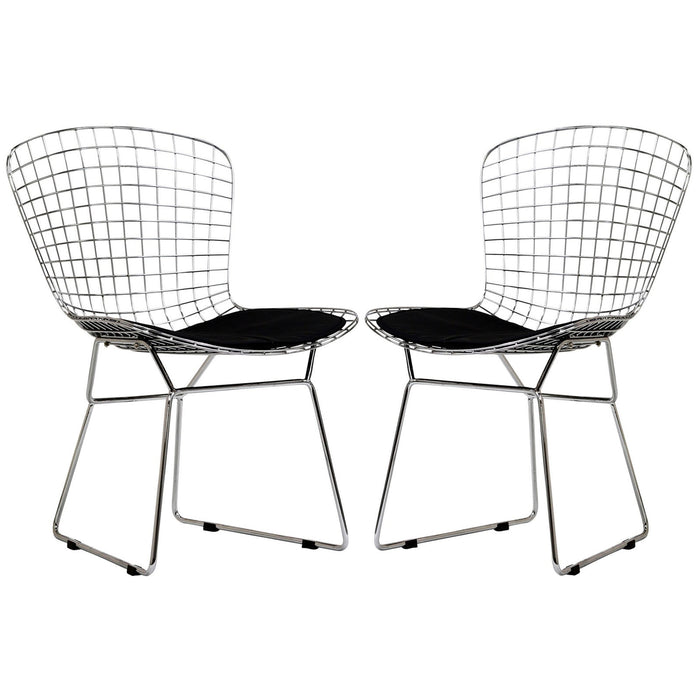 CAD Dining Chairs Set of 2 925-BLK