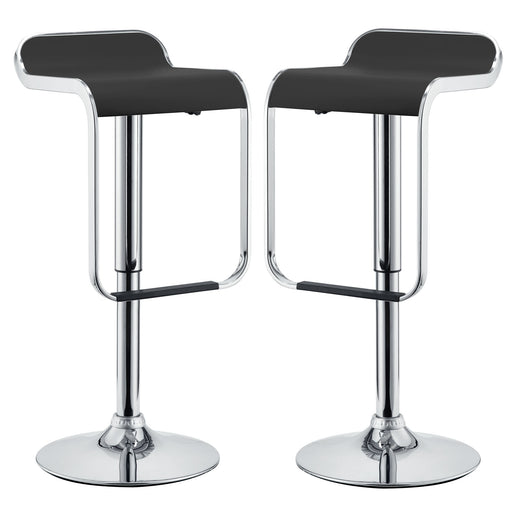 LEM Bar Stool Vinyl Set of 2 927-BLK