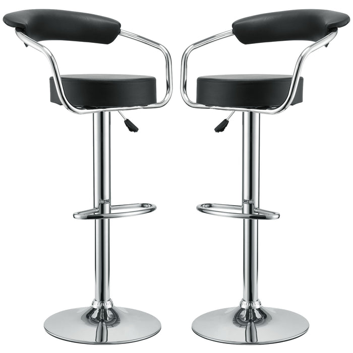 Diner Bar Stool Set of 2 930-BLK