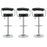 Diner Bar Stool Set of 3 931-BLK