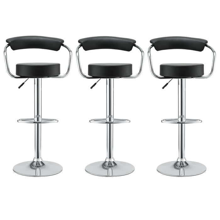 Diner Bar Stool Set of 3 931-BLK