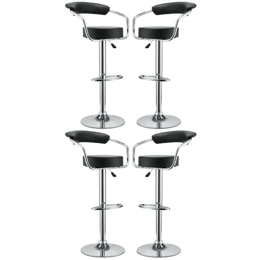 Diner Bar Stool Set of 4 932-BLK