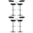 Diner Bar Stool Set of 4 932-BLK