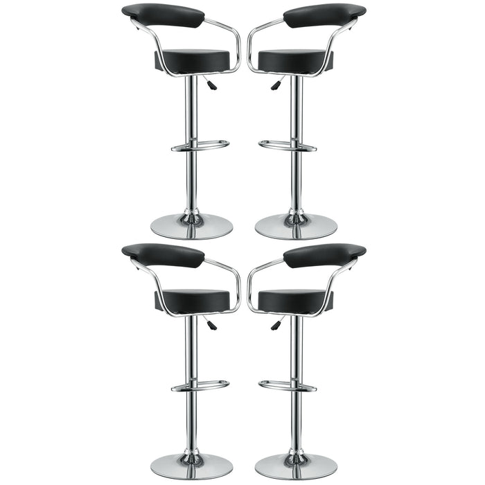 Diner Bar Stool Set of 4 932-BLK